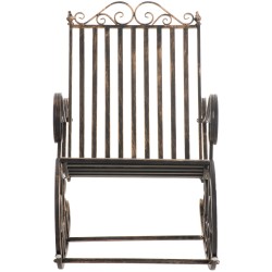 Silla mecedora Smilla bronce