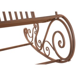 Silla mecedora Smilla marrón