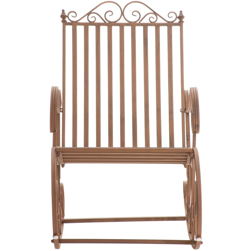 Silla mecedora Smilla marrón