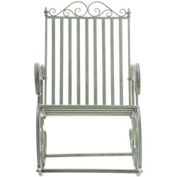 Silla mecedora Smilla verde antiguo