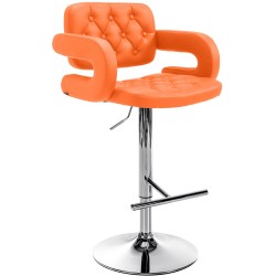 Taburete de bar naranja Dublin C