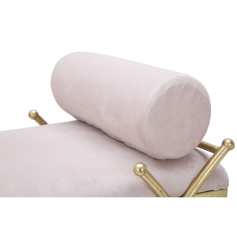 Banco Glam Ribbon Rosa – Encanto Sublime 112.5x49x53