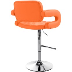 Taburete de bar naranja Dublin C