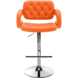 Taburete de bar naranja Dublin C