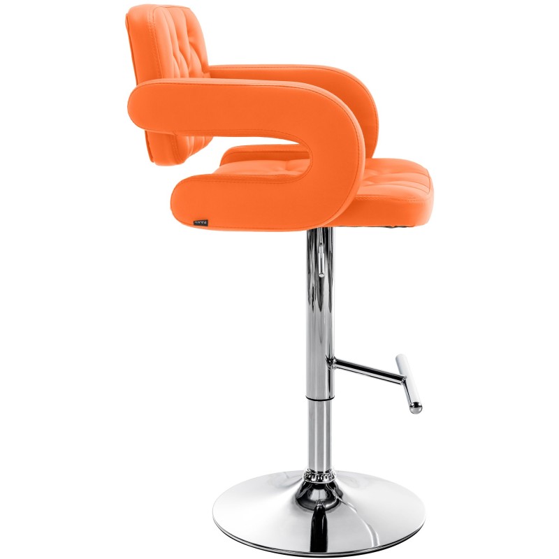 Taburete de bar naranja Dublin C