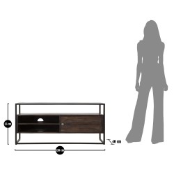 Soporte de TV Industrial Burn – Genuine Force 120x40x55