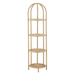 Estantería esquinera Panama de estilo bohemio chic – Stylish Freedom 40x38x150