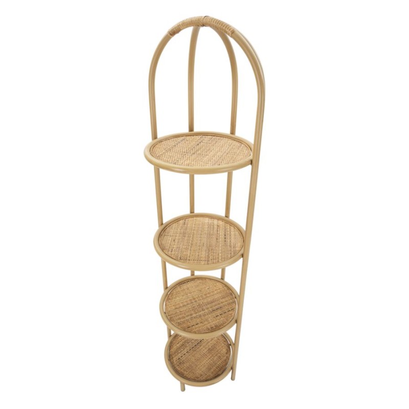 Estantería esquinera Panama de estilo bohemio chic – Stylish Freedom 40x38x150