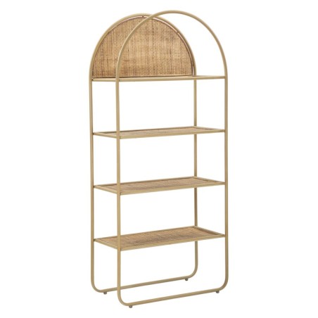 Estantería redonda estilo boho chic Panamá – Armonía natural 80x40x180