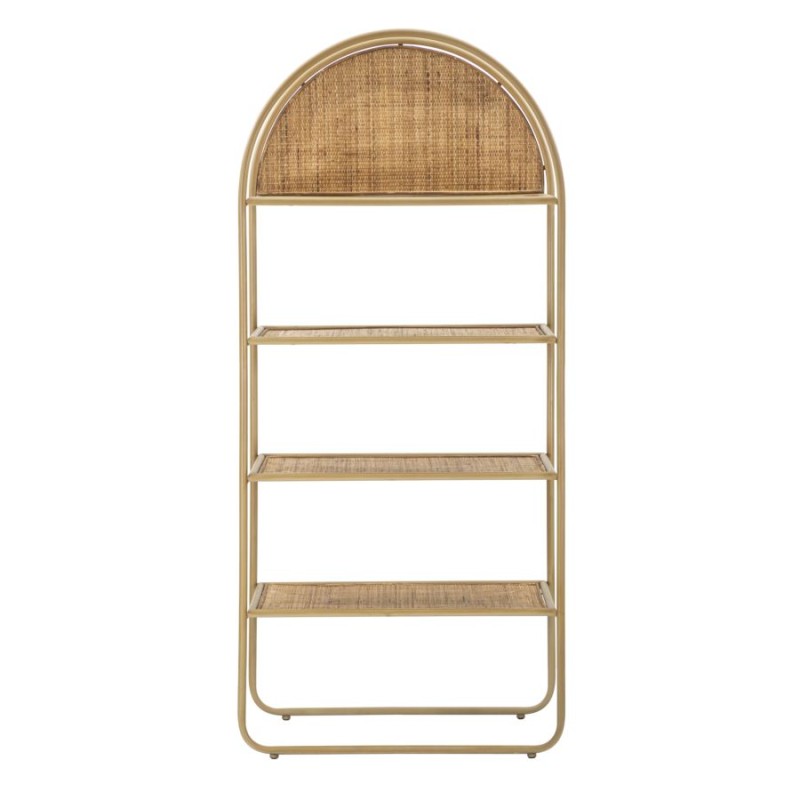 Estantería redonda estilo boho chic Panamá – Armonía natural 80x40x180