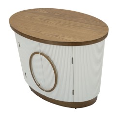 Armario Tolosa moderno de 2 puertas: elegante y práctico (79 x 48 x 67 cm)