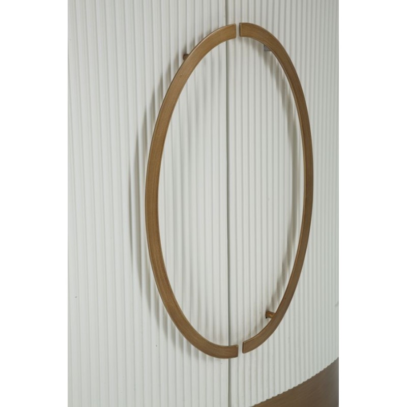 Armario Tolosa moderno de 2 puertas: elegante y práctico (79 x 48 x 67 cm)