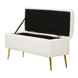 Banco Glam Soffy – Almacenamiento elegante 112x42x50