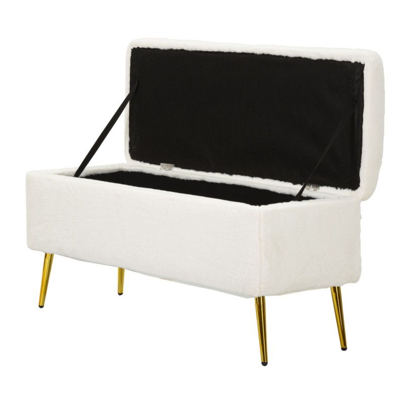 Banco Glam Soffy – Almacenamiento elegante 112x42x50