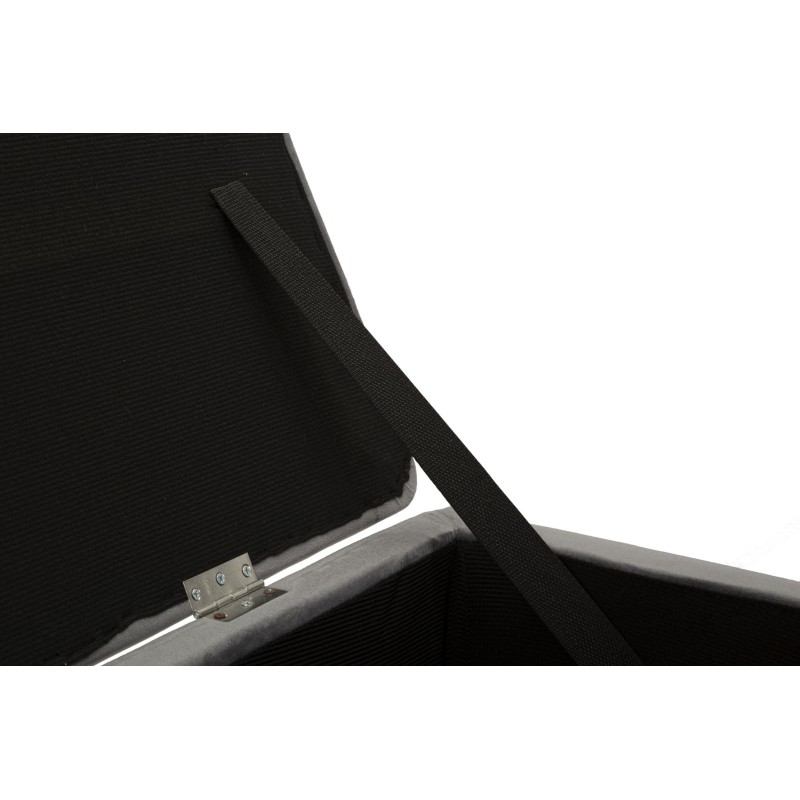 Banco plateado glamuroso – Brillo sutil 112x42x50