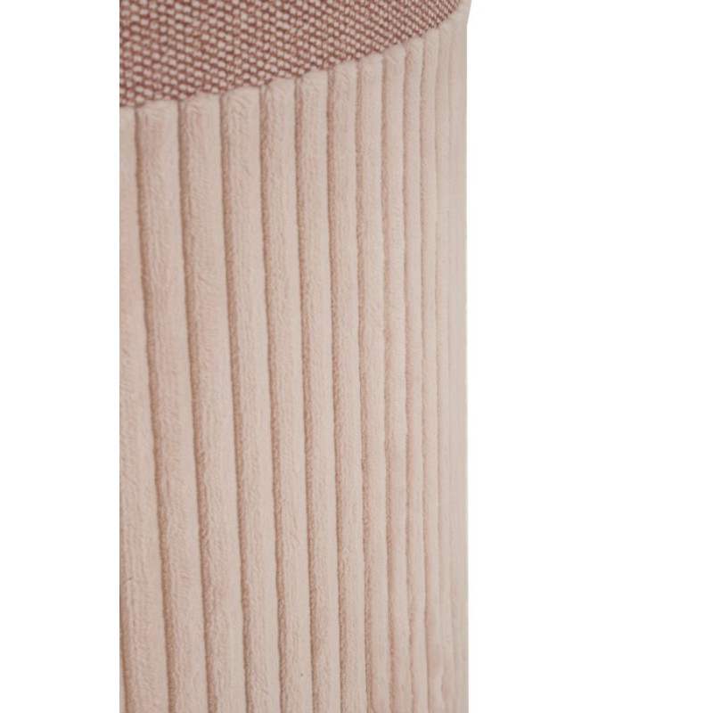 Pufs modernos de color rosa con cortinas – Triple refinamiento Ø40,5x49,5-35x42-31x38