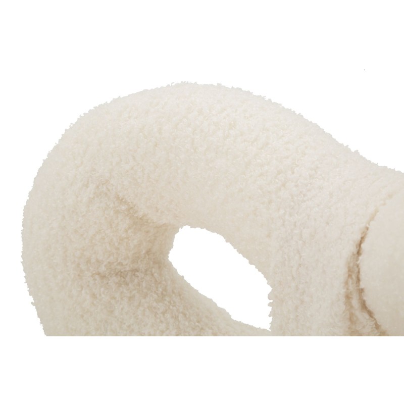 Silla Glam Mini Blanca Ilary – Refinamiento puro Ø40x67 (asiento 46)