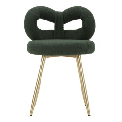 Mini silla Glam Ilary Green – Armonía elegante Ø40x67 (46 plazas)
