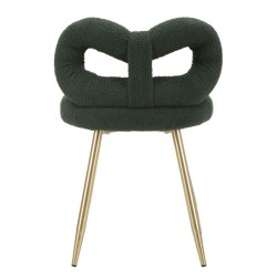Mini silla Glam Ilary Green – Armonía elegante Ø40x67 (46 plazas)