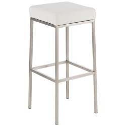 Taburete de bar blanco Montreal E85