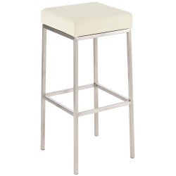 Taburete de bar Montreal E85 color crema