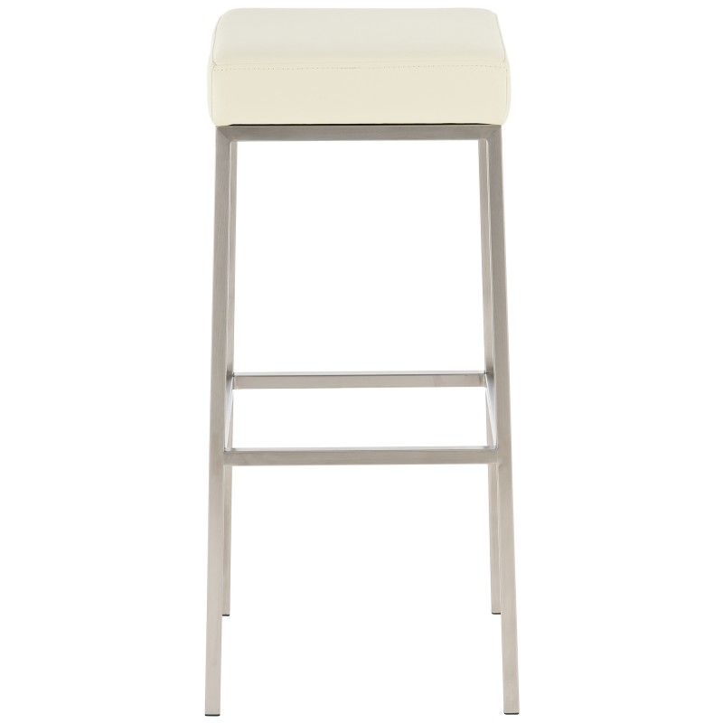 Taburete de bar Montreal E85 color crema