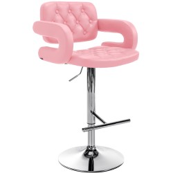Taburete de bar rosa Dublin C