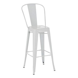 Taburete de bar blanco Aiden