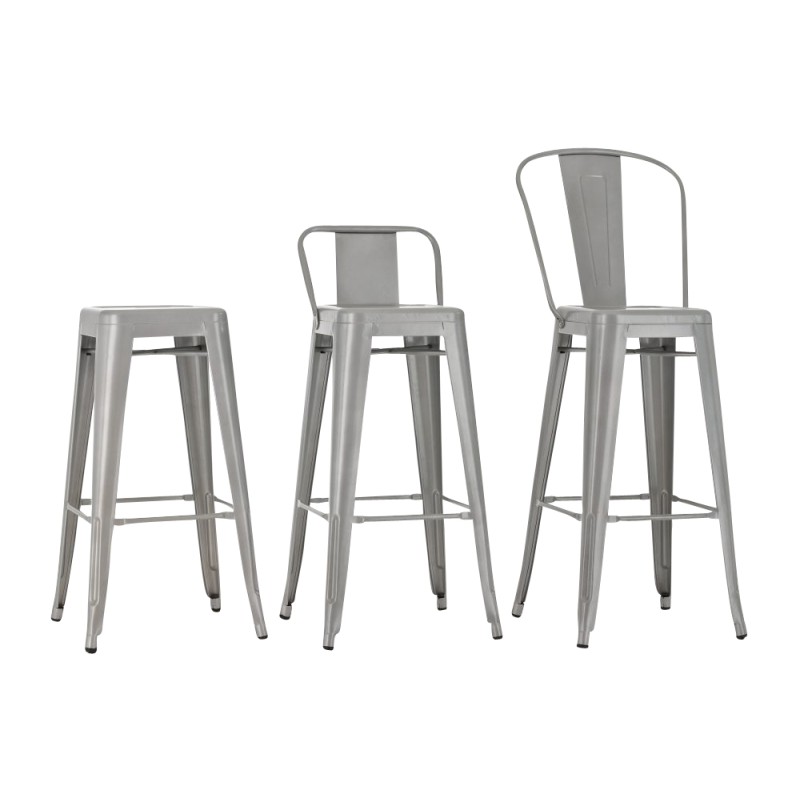 Taburete de bar blanco Aiden