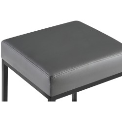Taburete de bar gris Montreal B80