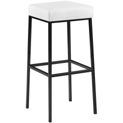 Taburete de bar blanco Montreal B85