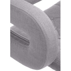 Taburete de bar gris Dublin FABRIC C