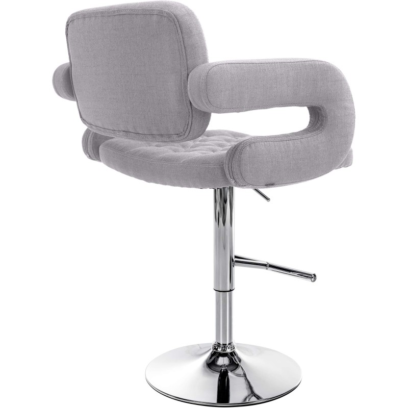 Taburete de bar gris Dublin FABRIC C