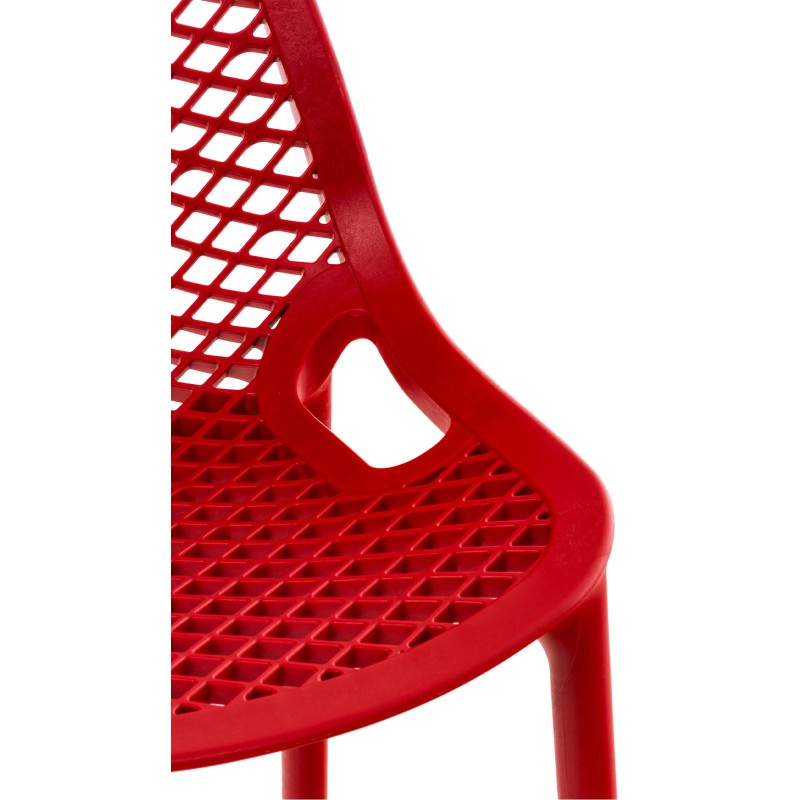 Taburete de bar rojo aire