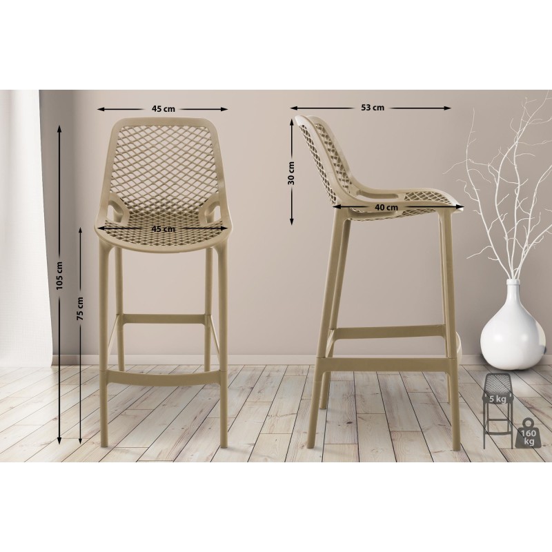 Taburete de bar Air Mud