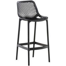 Taburete de bar negro Air