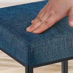 Taburete de bar Montreal B85 en tela azul