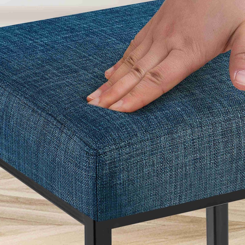 Taburete de bar Montreal B85 en tela azul