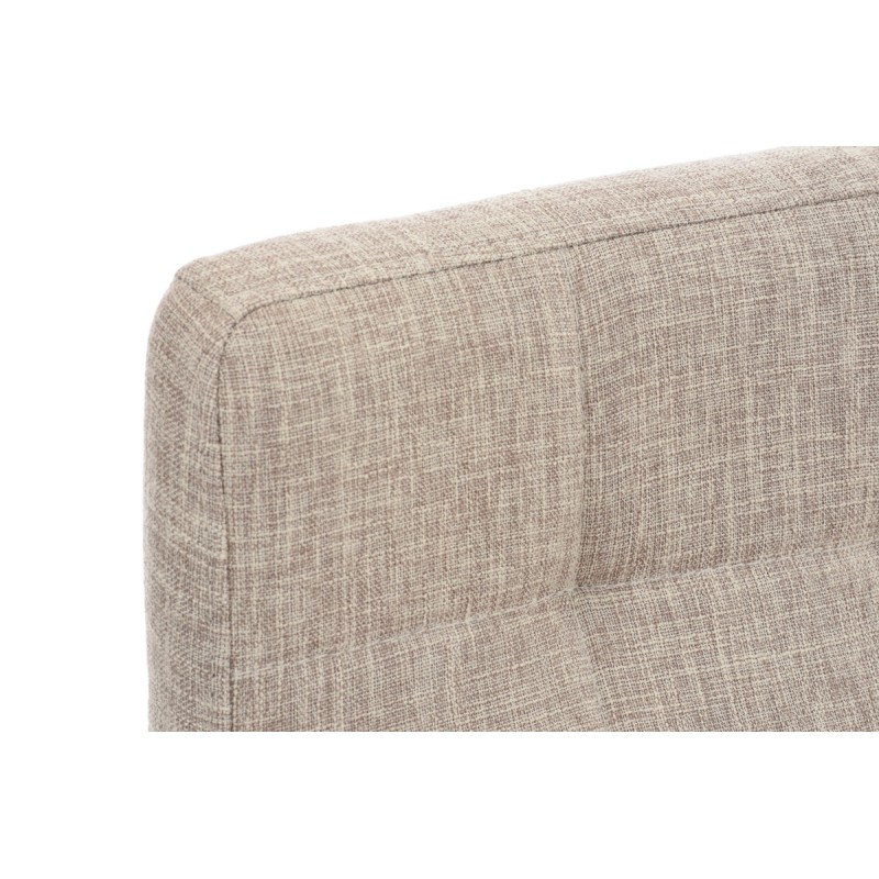 Taburete de bar de tela color crema Lincoln