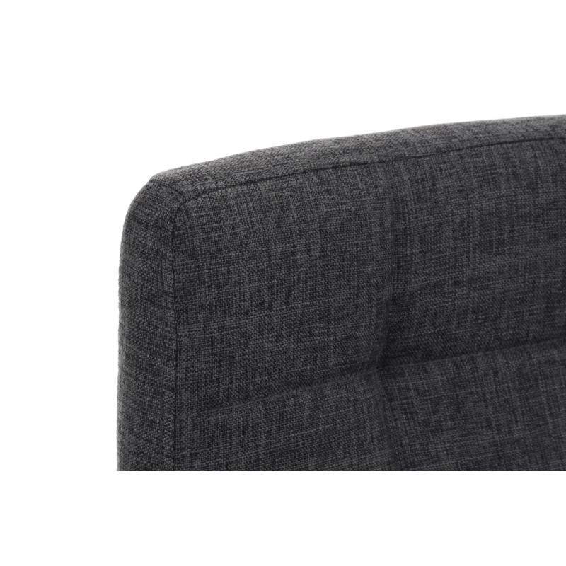 Taburete de bar Lincoln en tela gris claro