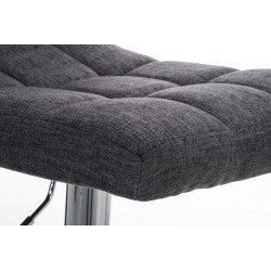 Taburete de bar Perú FABRIC C gris claro