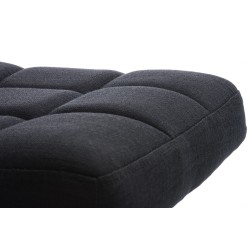 Taburete de bar negro Peru FABRIC C