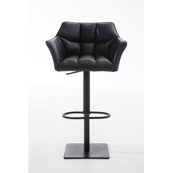Taburete de bar negro Damaso B