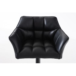 Taburete de bar negro Damaso B