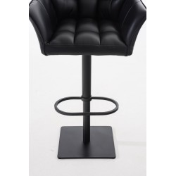 Taburete de bar negro Damaso B
