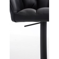 Taburete de bar negro Damaso B