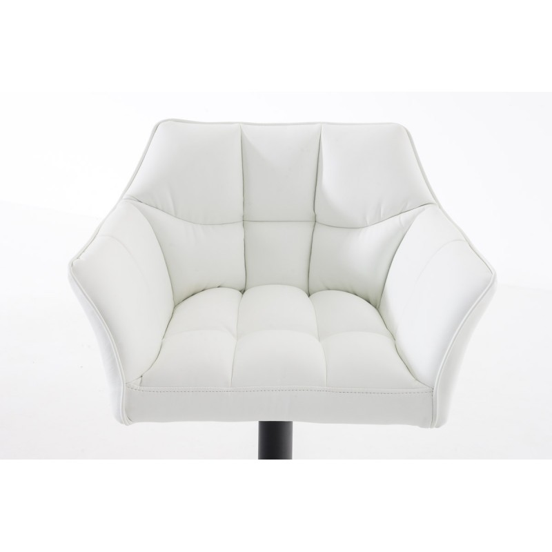 Taburete de bar blanco Damaso B