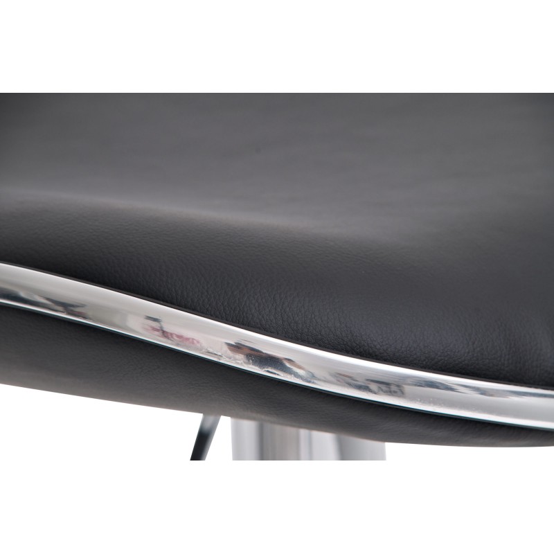 Juego de 2 taburetes de bar negros Shanghai C