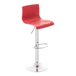 Taburete de bar rojo Hoover C