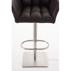 Taburete de bar marrón Damaso E